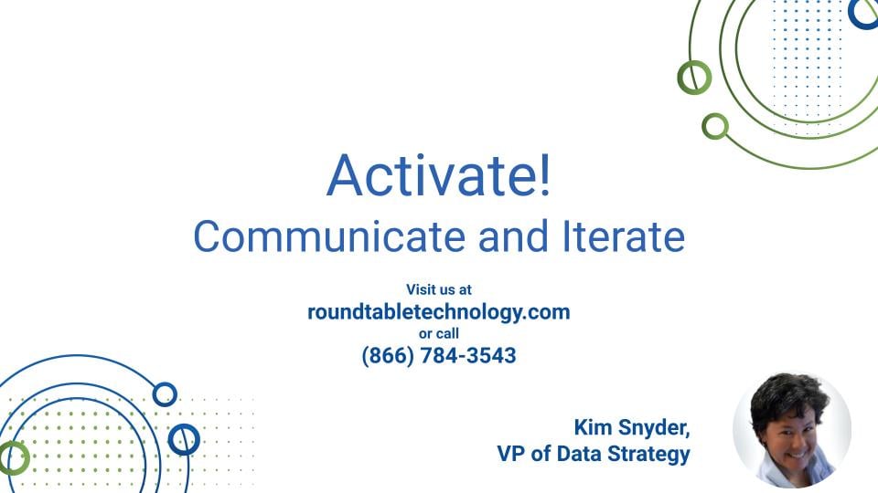 Module 5: Activate — Communicate and Iterate